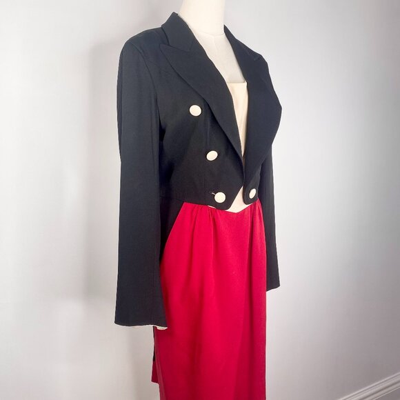 Moschino Cheap & Chic - Tuxedo Illusion Dress - Picture 2 of 8